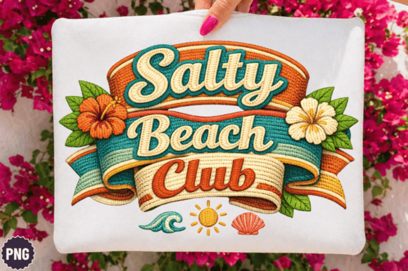 Download Salty Beach Club Vintage T-Shirt PNG - Shirt Collection