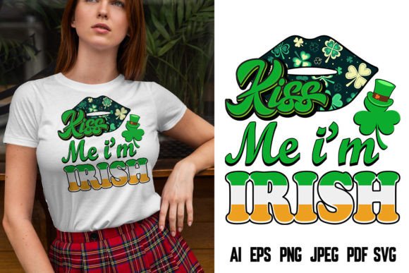 Download Kiss Me St .Patrick's Day Tshirt Design - Shirt Collection