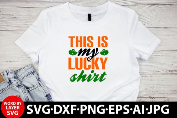Download This is My Lucky  Shirt T-shirt Design - Shirt Collection
