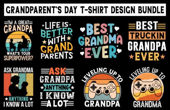 Download Grandparent’s Day Vintage T-shirt Bundle - Shirt Collection