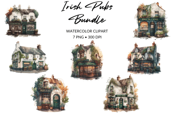 Download St. Patrick's Irish Pubs Bundle - St. patrick Collection