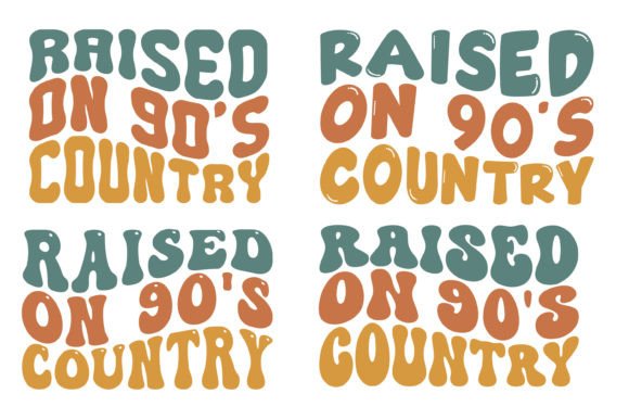 Download Raised on 90’s Country SVG Wavy T-shirt - Shirt Collection