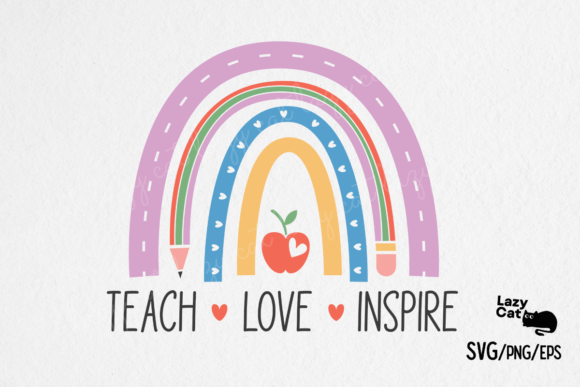 Download Teacher Rainbow SVG Design - Rainbow svg Collection