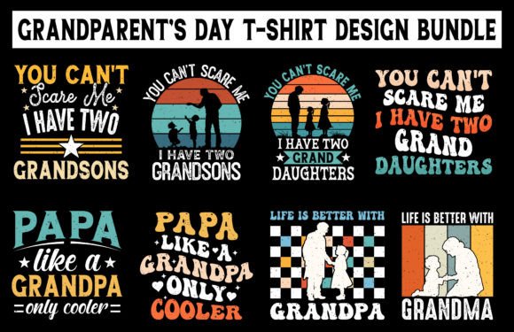 Download Grandparent’s Day Vintage T-shirt Bundle - Shirt Collection