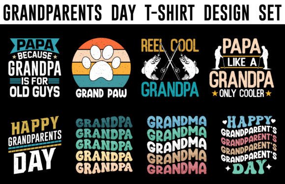 Download Grandparent's Day Vintage T-shirt Bundle - Shirt Collection