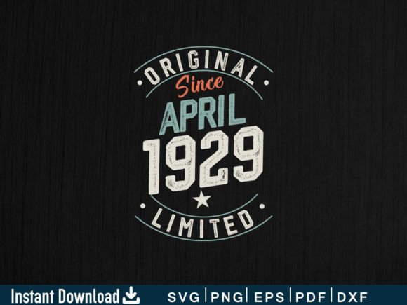 Download April 1929 Gifts 95th Birthday Shirt - Shirt Collection