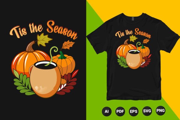 Download Tis the Season Svg Wavy T-shirt Design - Shirt Collection