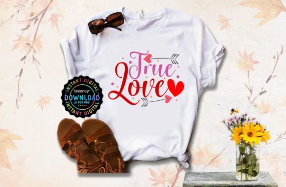Download True Love Valentine Day T-shirt  Design - Shirt Collection