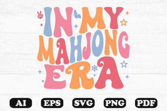 Download In My Mahjong Era Retro T Shirt Design - Shirt Collection