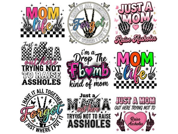 Download Funny Sarcastic Mom Life Mama Tshirt Png Bundle - Shirt Collection