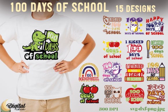 Download 100 Days of School Bundle SVG. Shirt SVG - Shirt Collection