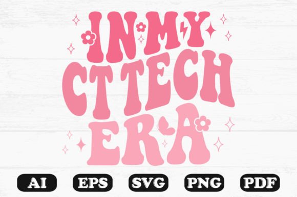 Download In My CT Tech Era Retro Wavy Svg T-shirt - Shirt Collection