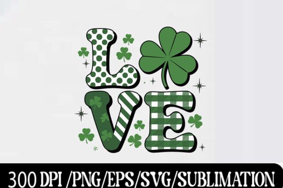 Download Love Cute Green St. Patrick's Day Shirt - St. patrick Collection