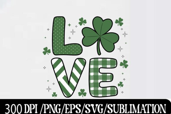 Download Love Cute Green St. Patrick's Day Shirt - St. patrick Collection