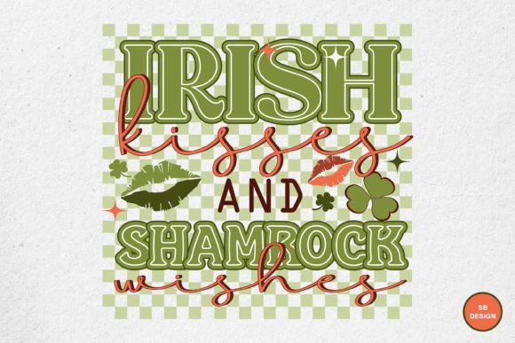Download St. Patrick's Day Tshirt Irish Kisses - St. patrick Collection