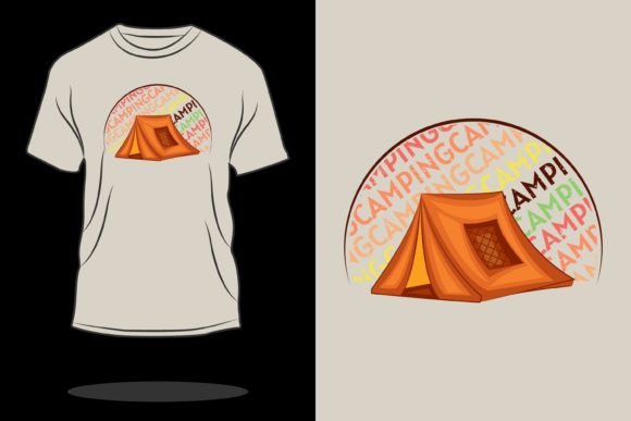 Download Camping Retro Vintage T-shirt Design - Shirt Collection