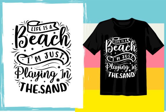 Download Summer Beach Typography T Shirt Design - Shirt Collection