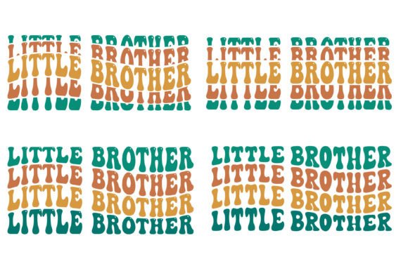 Download Little Brother Baby SVG Wavy T-shirt - Shirt Collection