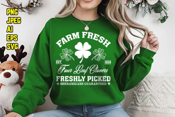 Download Farm Fresh Four Leaf Clovers T Shirt - Shirt Collection