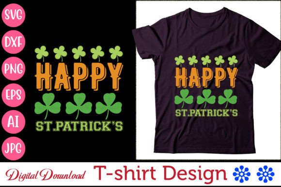 Download Happy St.patrick's T-Shirt Design - Shirt Collection