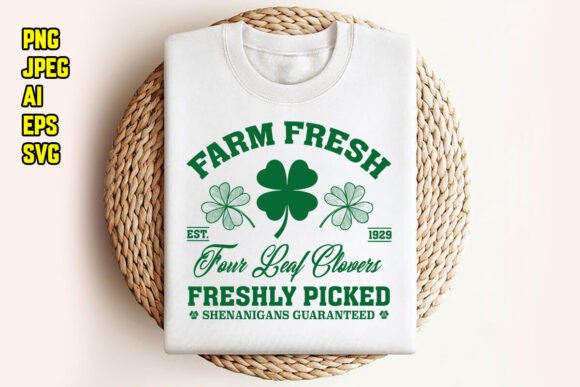 Download Farm Fresh Four Leaf Clovers T Shirt - Shirt Collection
