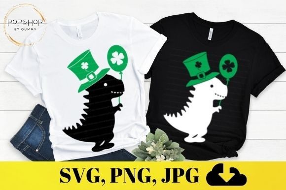 Download Dinosaur St Patrick's Day | Kids Shirt - Shirt Collection