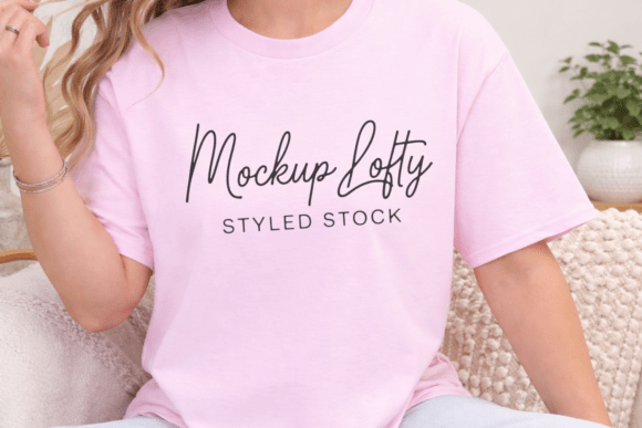 Download Gildan 5000 Light Pink Tshirt Mockup - Shirt Collection
