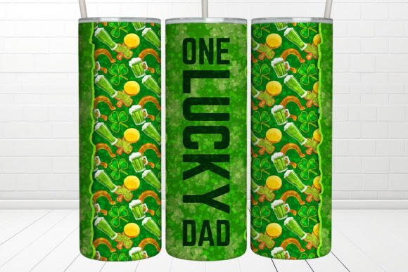 Download St. Patrick's Day Tumbler, Lucky Dad - St. patrick Collection