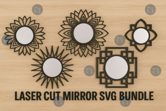 Download Laser Cut Mirror Wall Decor SVG Bundle - Mirror wall decor Collection