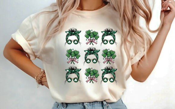 Download Lucky Clover Girl St. Patrick’s Day PNG - St. patrick Collection
