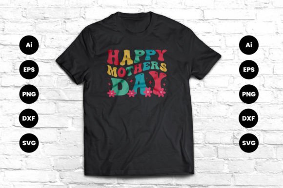 Download Happy Mothers Day Retro T-shirt Design - Shirt Collection