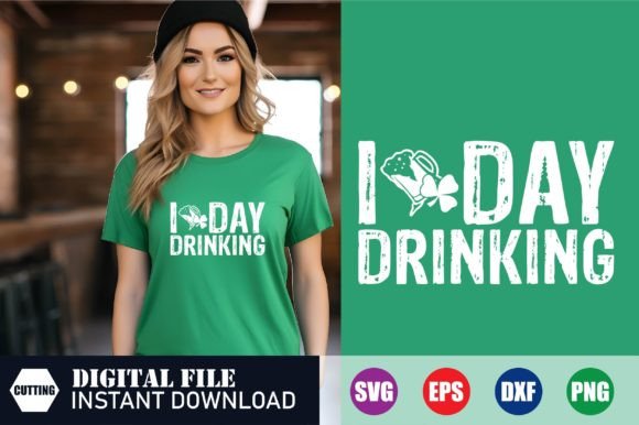 Download I Love Day Drinking T-shirt Design - Shirt Collection