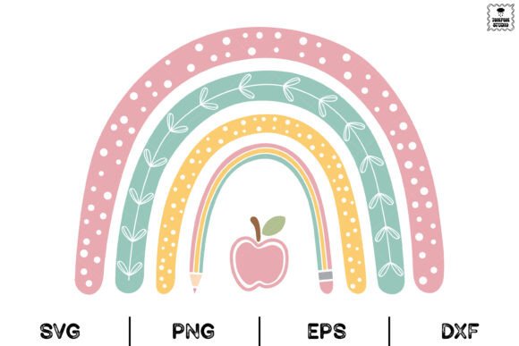 Download School Rainbow Svg, Teacher Life Svg - Rainbow svg Collection