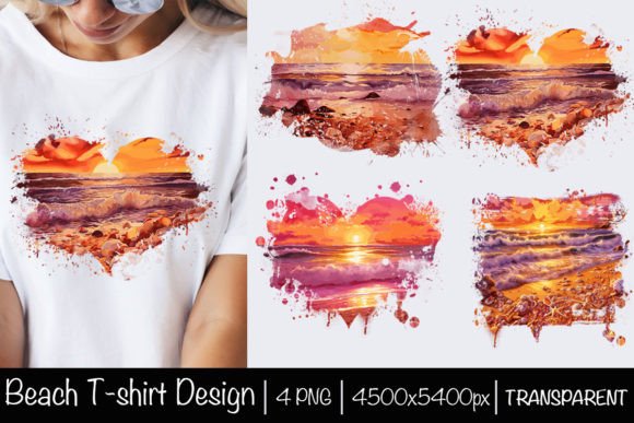 Download Beach T-shirt Designs Bundle - Shirt Collection