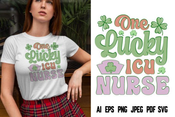 Download One Lucky  Icu Nurse St.Patrick's Tshirt - Shirt Collection