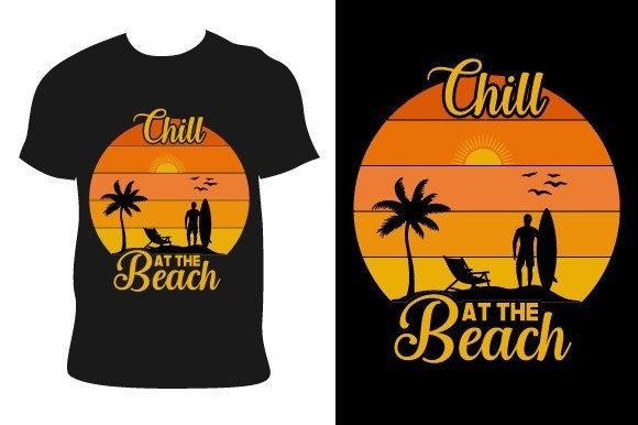 Download Chill at the Beach Summer T Shirt Design - Shirt Collection